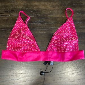 Sparkle Hot Pink Bra